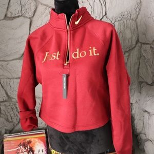 Nike red sweatshirt